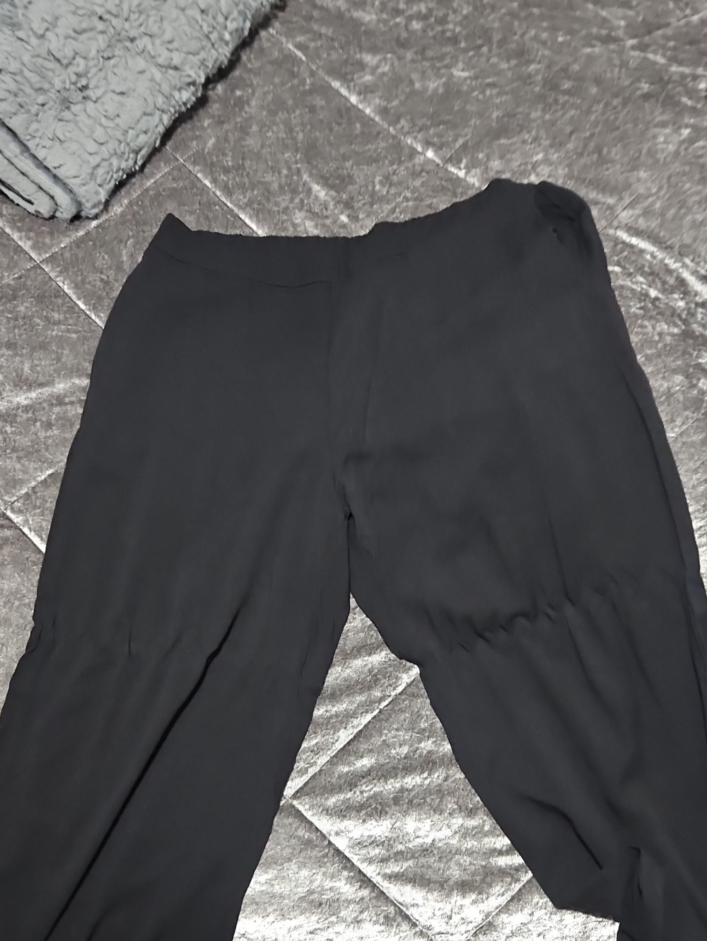 Old Navy Black Wide-Leg Pull-On Pants
